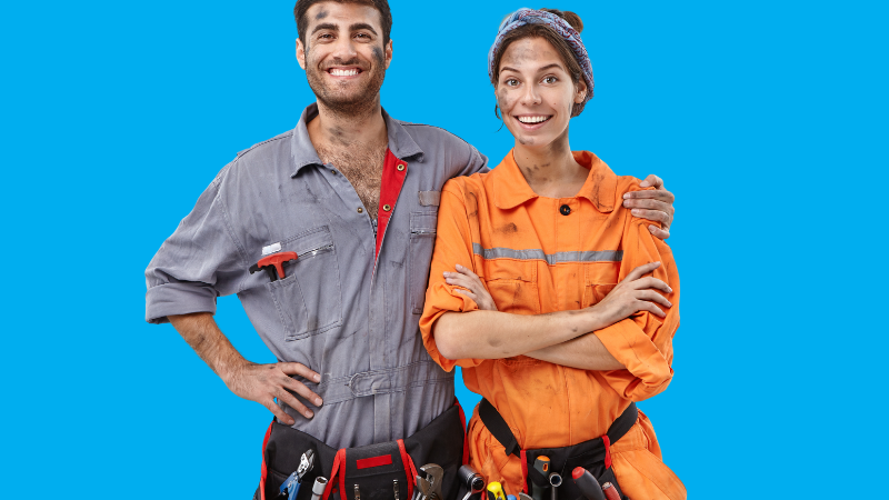 Plumber, Mechanic, Carpenter